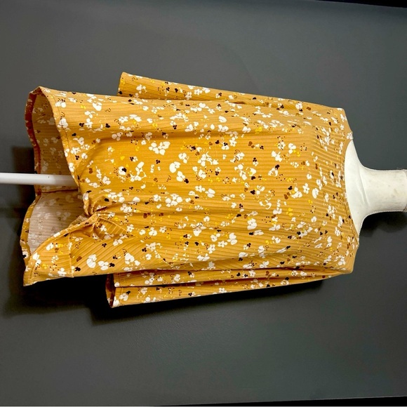 Moa Moa Top Ladies Empire Multicolor Trim Pullover Round Neck - Picture 7 of 7